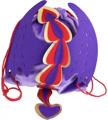 Рюкзак-мешок Дракоша, фиолетовый Рюкзак-мешок Дракоша, фиолетовый обложка книги