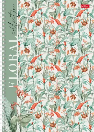 Тетрадь Floral collection, А4, 80 листов, клетка Тетрадь Floral collection, А4, 80 листов, клетка обложка книги