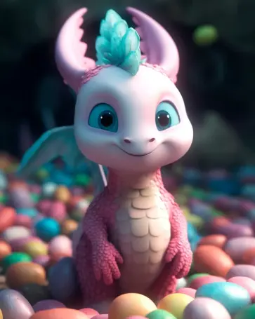 Алмазная мозаика Забавный дракончик обложка книги