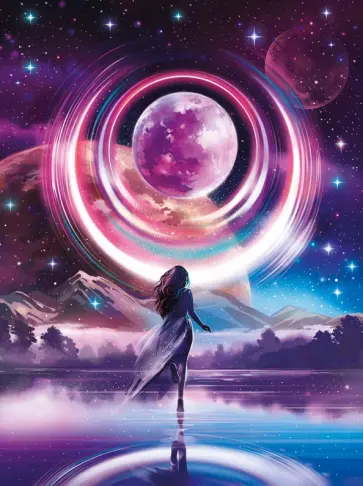 Алмазная мозаика Фантастический мир обложка книги