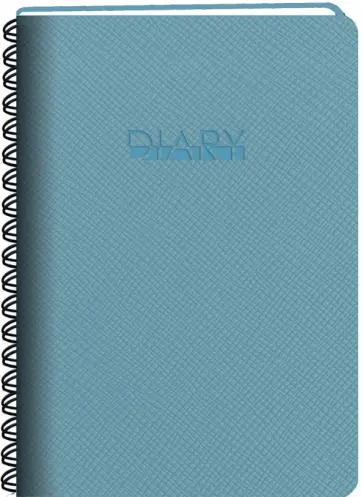 Ежедневник недатированный Today.Голубой, А5, 192 листа обложка книги