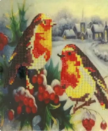 Алмазная мозаика Зарянки обложка книги