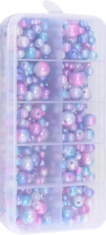 Набор бусин №15, перламутровые обложка книги