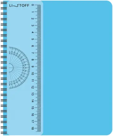 Тетрадь Голубая тетрадь, А5-, 80 листов, клетка обложка книги