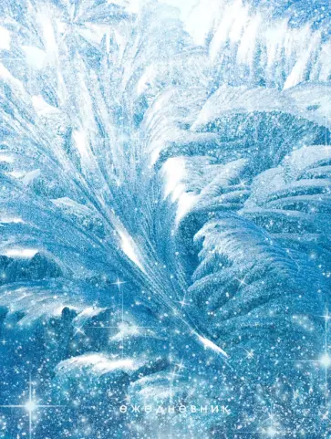 Ежедневник недатированный Морозные узоры, А6, 112 листов Ежедневник недатированный Морозные узоры, А6, 112 листов обложка книги