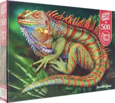 Пазл-500 Невероятная игуана обложка книги