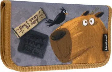 Пенал-книжка Happy Capy, без наполнения обложка книги