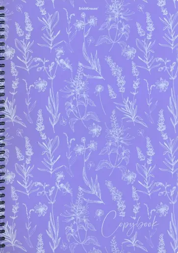 Тетрадь общая Lavender, А4, 80 листов, клетка обложка книги