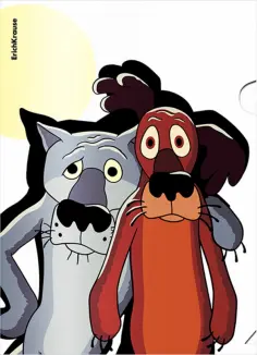 Папка-уголок Жил-был Пёс, А4, в ассортименте обложка книги