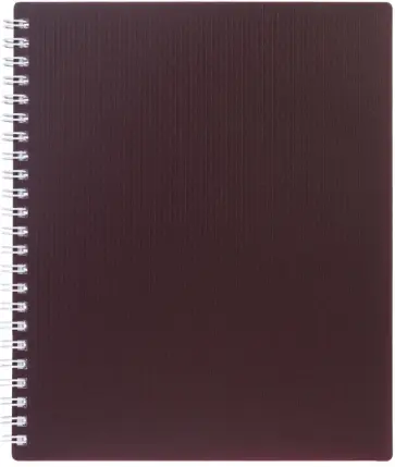 Тетрадь Velvet Бордо, 80 листов, клетка обложка книги