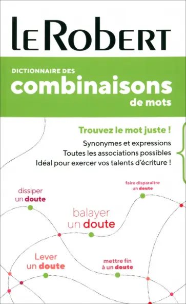 Dictionnaire des combinaisons de mots обложка книги