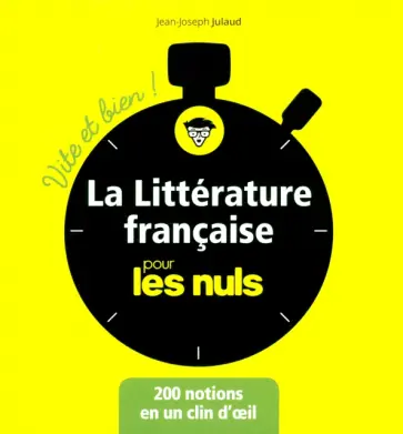 Jean-Joseph Julaud - La littérature française pour les Nuls. Vite et bien обложка книги