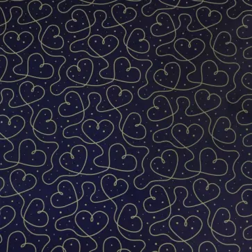 Бумага упаковочная Сердечки обложка книги