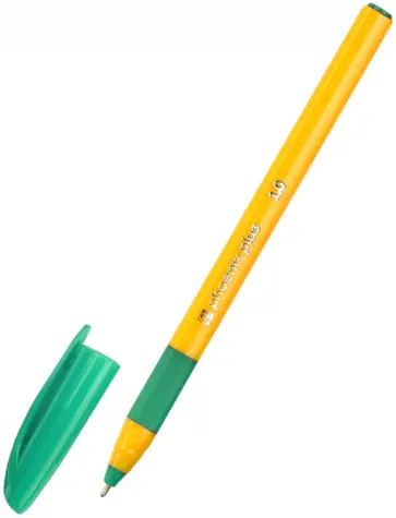 Ручка шариковая, зелёная обложка книги