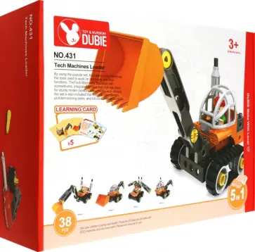 Конструктор Собери сам. Строительная техника, 5 в 1 обложка книги