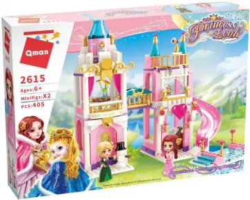 Конструктор Замок принцессы, 405 деталей обложка книги