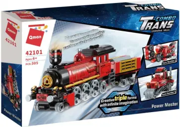 Конструктор Паровоз или мотоцикл или трактор, 305 деталей обложка книги