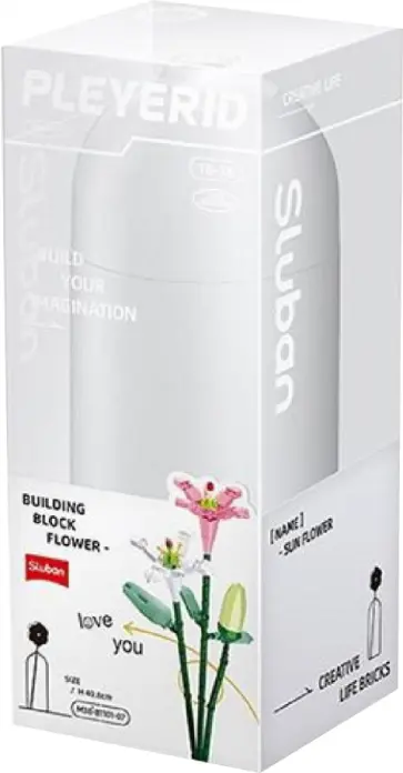 Конструктор Лилии в вазе, 247 деталей обложка книги