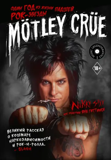 Никки Сикс - Motley Crue. Один год из жизни падшей рок-звезды обложка книги