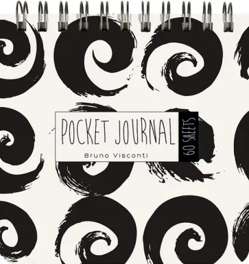 Блокнот Black&White, 60 листов, точка, в ассортименте обложка книги