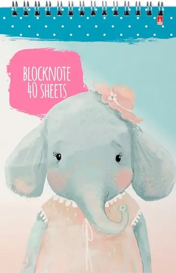 Блокнот Kids, А5, 40 листов, клетка, в ассортименте обложка книги