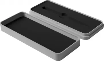 Футляр для ручек Slim, серебрянный обложка книги