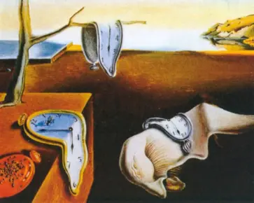 Картина по номерам на холсте с подрамником Постоянство памяти. Сальвадор Дали обложка книги