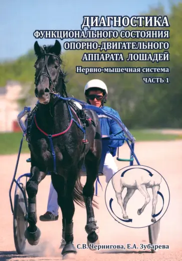 Чернигова, Зубарева - Диагностика функционального состояния опорно-двигательного аппарата лошадей. Нервно-мышечная система обложка книги