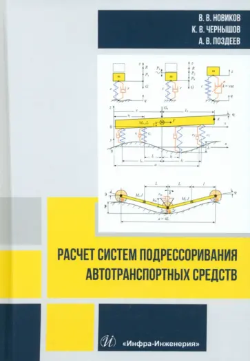 Новиков, Поздеев - Расчет систем подрессоривания автотранспортных средств. Учебник Новиков, Поздеев - Расчет систем подрессоривания автотранспортных средств. Учебник обложка книги