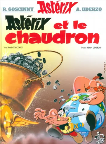 Rene Goscinny - Asterix. Tome 13. Asterix et le chaudron. Комикс обложка книги