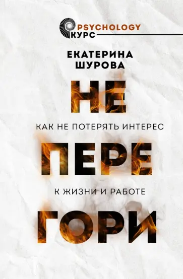 Екатерина Шурова - Не перегори. Как не потерять интерес к жизни и работе обложка книги